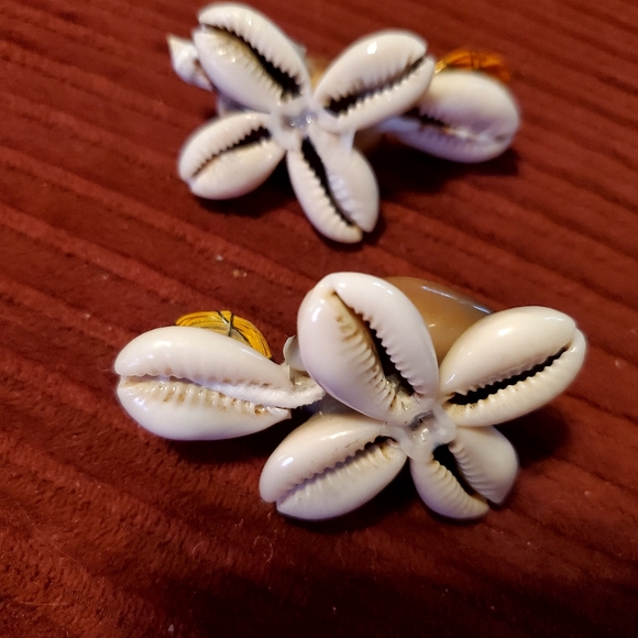 Qyiloy Cartoon Tortoise Set of 2 - Naturel shells  Handmade - Picture 3 of 6